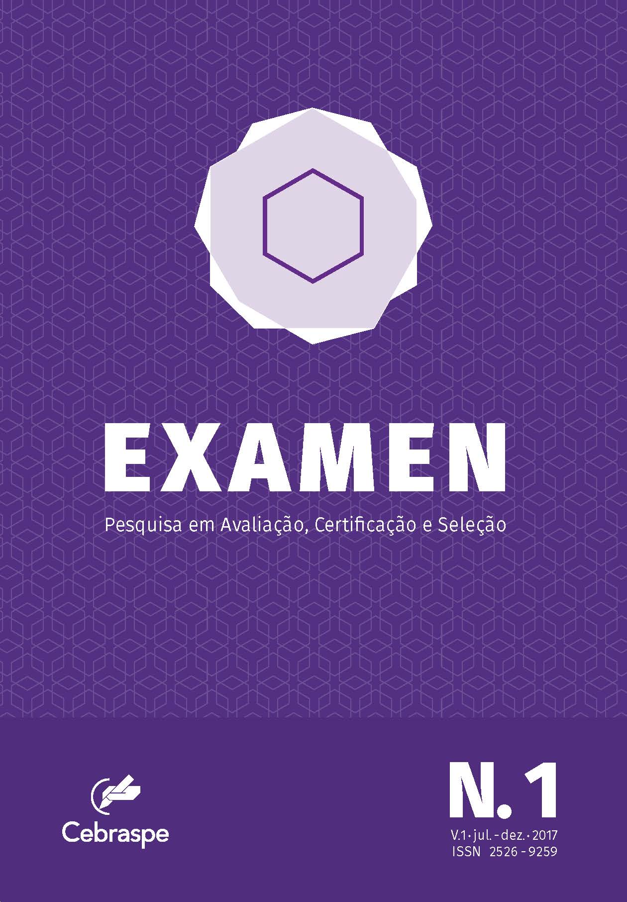 Capa da revista Examen, número 1